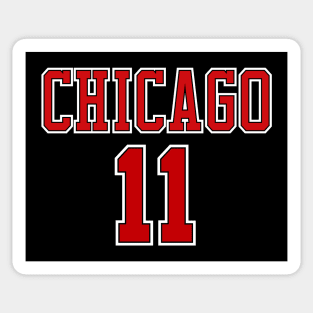 Chicago Basketball no.11 Sticker